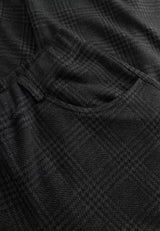 Donna Loose - Medium Length - Anthracite Check