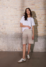 Donna Loose Shorts - Grey Sand