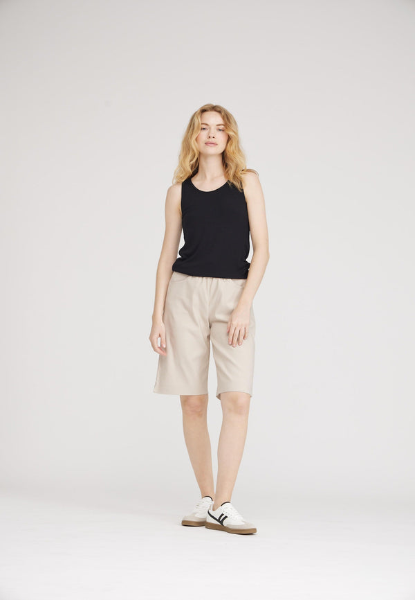 Donna Loose Shorts - Grey Sand