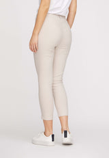 Elizabeth Slim Cropped - Grey Sand