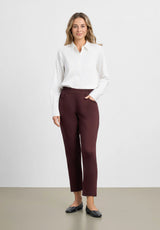 Ellie Relaxed - Short Length - Dark Plum