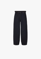 Freya Tapered Loose SL - Night Blue Denim
