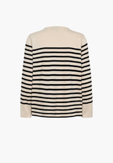 Gabrielle Breton Shirt LS - Black Birch Stripe
