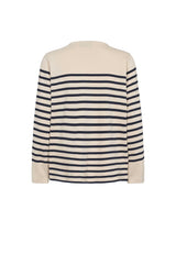 Gabrielle Breton Shirt LS - Black Birch Stripe