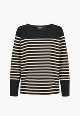Gabrielle Breton Shirt LS - Black Birch Stripe
