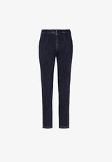 Grace Slim - Medium Length - Dark Blue Denim