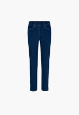 Grace Slim - Medium Length - Dark Blue Denim