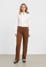 Gwen Straight - Medium Length - Downtown Brown