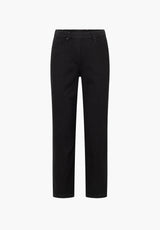 Hannah Regular - Ekstra Short Length - Black Denim