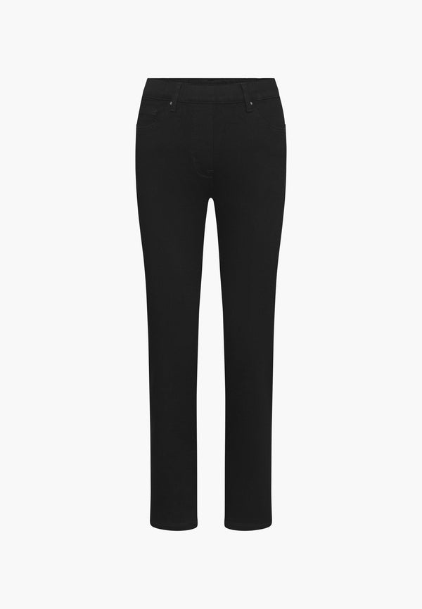 Hannah Regular - Ekstra Short Length - Black Denim