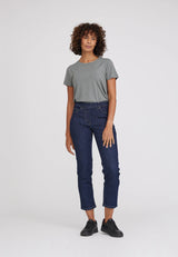 Hannah Regular - Extra Short Length - Dark Blue Denim