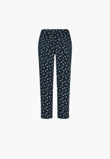 Hannah Regular - Extra Short Length - Navy white dot