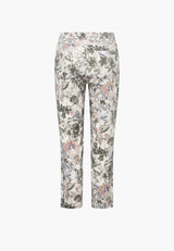 Hannah Regular - Extra Short Length - Khaki watercolour print