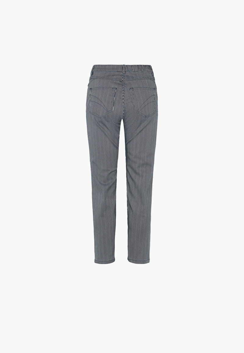 Hannah Regular - Extra Short Length - Blue Stripe