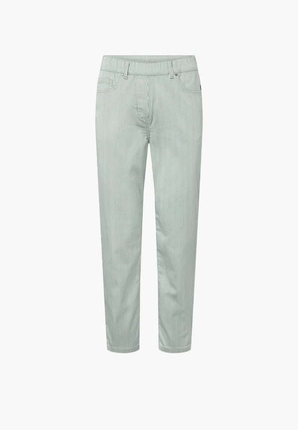 Hannah Regular - Extra Short Length - Sage Stripe