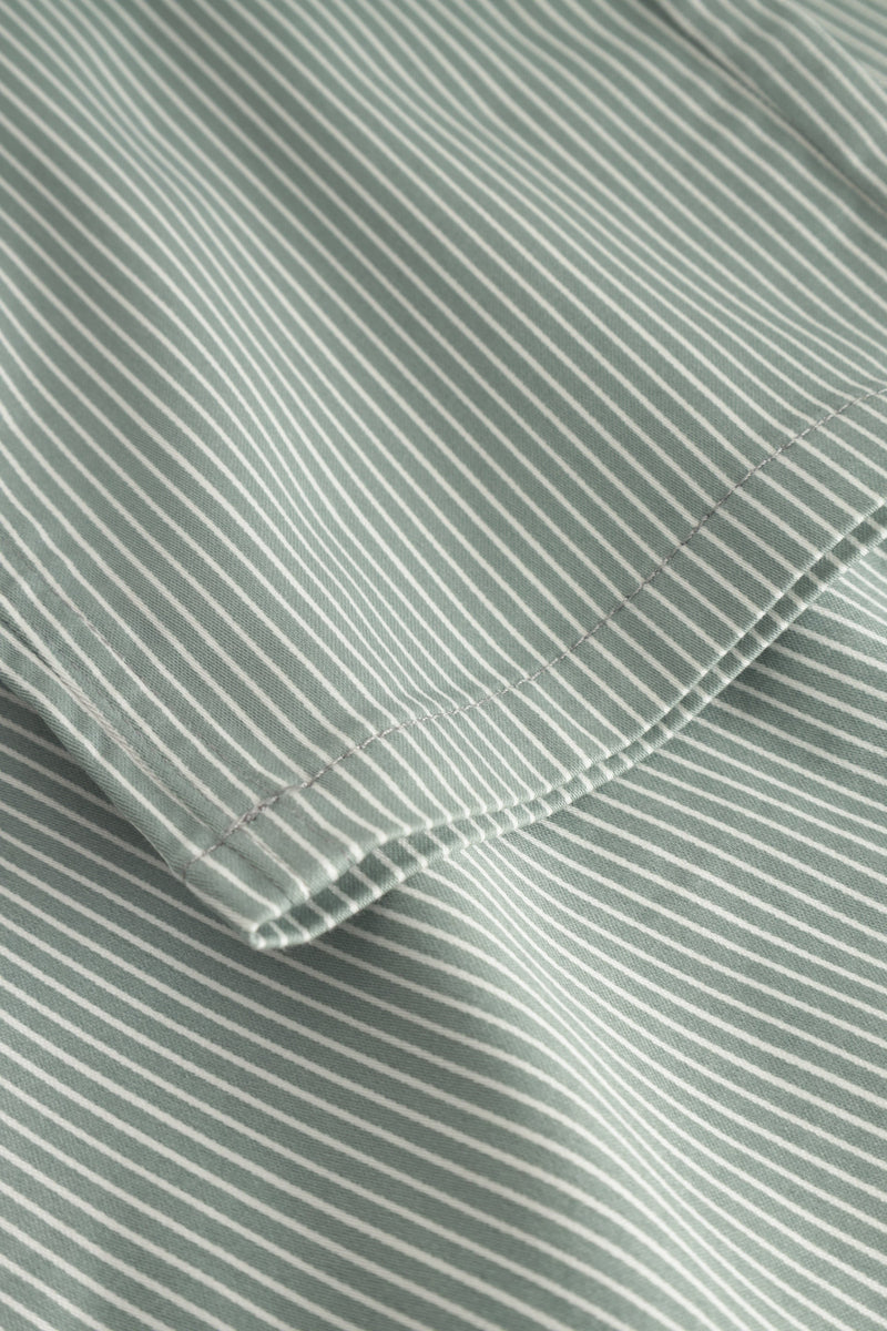 Hannah Regular - Extra Short Length - Sage Stripe