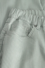 Hannah Regular - Extra Short Length - Sage Stripe