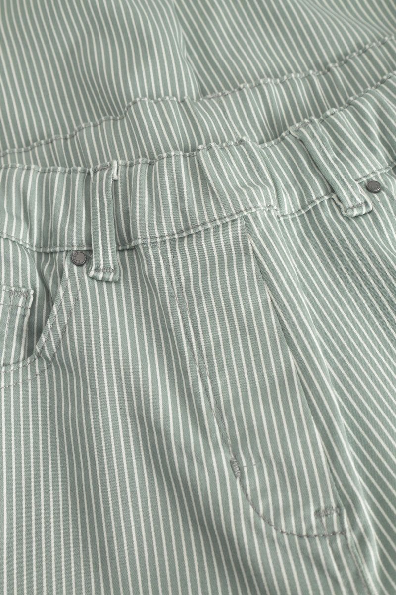 Hannah Regular - Extra Short Length - Sage Stripe