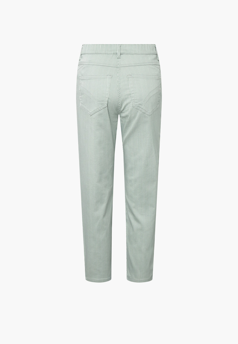 Hannah Regular - Extra Short Length - Sage Stripe