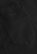 Hannah Regular - Medium Length - Black Denim