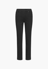 Hannah Regular - Medium Length - Black Denim