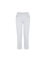 Hannah Regular Crop - White