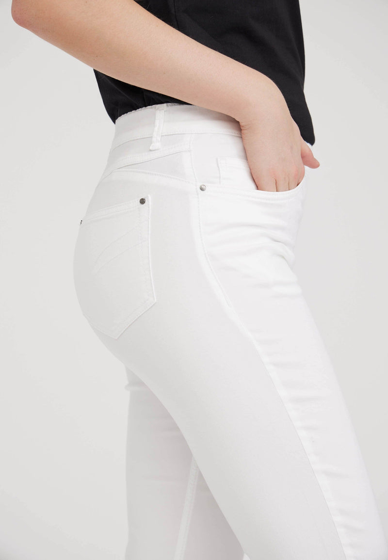 Hannah Regular Crop - White