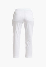 Hannah Regular Crop - White