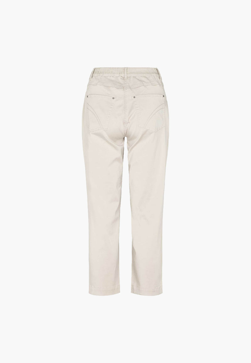 Hannah Regular Crop - Grey Sand