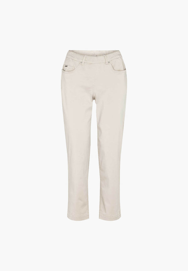Hannah Regular Crop - Grey Sand