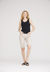 Hannah Regular Shorts - Grey Sand