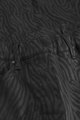 Hannah Regular XSL - Black Zebra Print