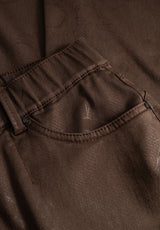 Hannah Regular XSL - Brown Bloom Print