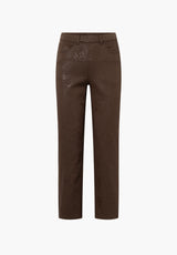 Hannah Regular XSL - Brown Bloom Print
