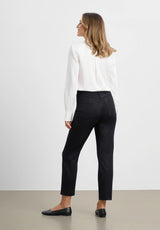 Hannah Regular - Extra Short Length - Black Bloom Print