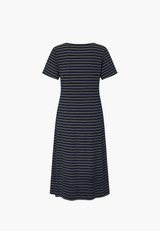 Ingrid Dress SS - Navy Stripe