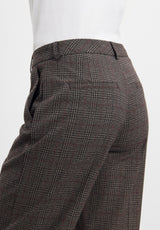 Judy Straight - Medium Length - Black Check