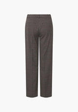 Judy Straight - Medium Length - Black Check