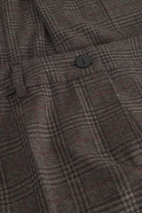 Judy Straight - Medium Length - Black Check