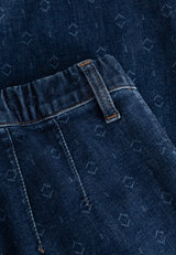 Kelly Regular - Short Length - Blue sashiko