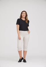 Kelly Regular Capri Short Length - Grey Sand