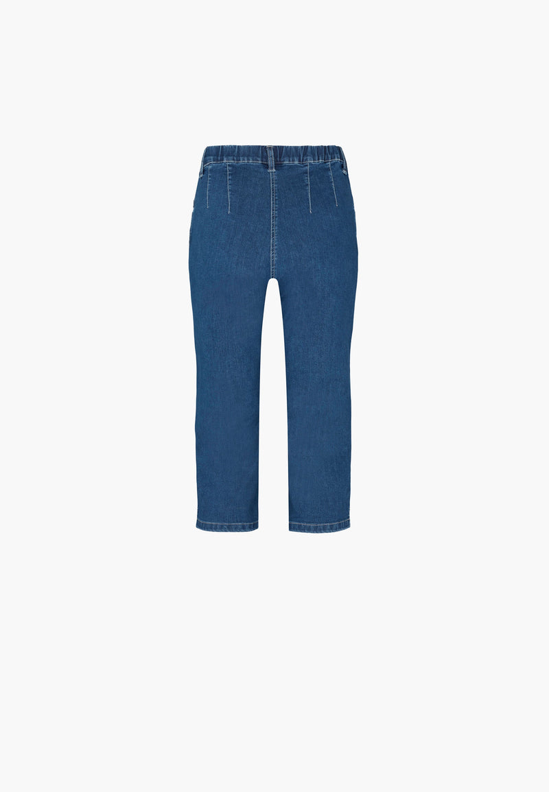 Kelly Regular Capri Short Length - Blue Denim