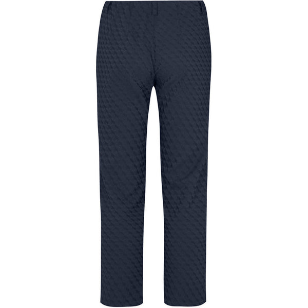 Kelly Regular Crop - Navy Jacquard