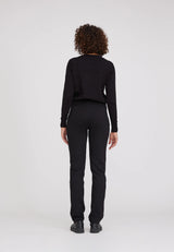 Kelly Regular Jersey - Medium Length - Black brushed