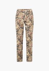 Kelly Regular - Short Length - Plum Botany Print