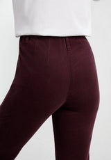 Kelly Regular sametti - Medium Length - Dark Plum