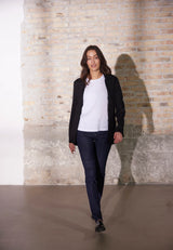 Laura Slim - Medium Length - Dark Blue Denim