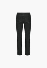 Laura Slim - Medium Length - Ecolabel - Washed Black Denim