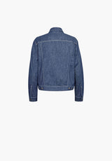 Marie Denim Jacket LS - Blue Denim