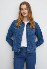 Marie Denim Jacket LS - Blue Denim